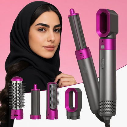جهاز تصفيف وتجميل الشعر ٥ في ١